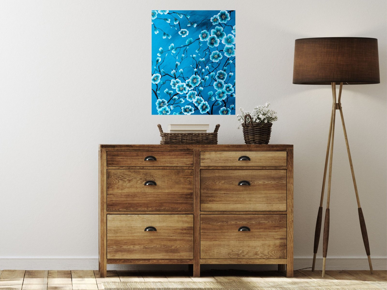 Blue Cherry Blossom - Image 4