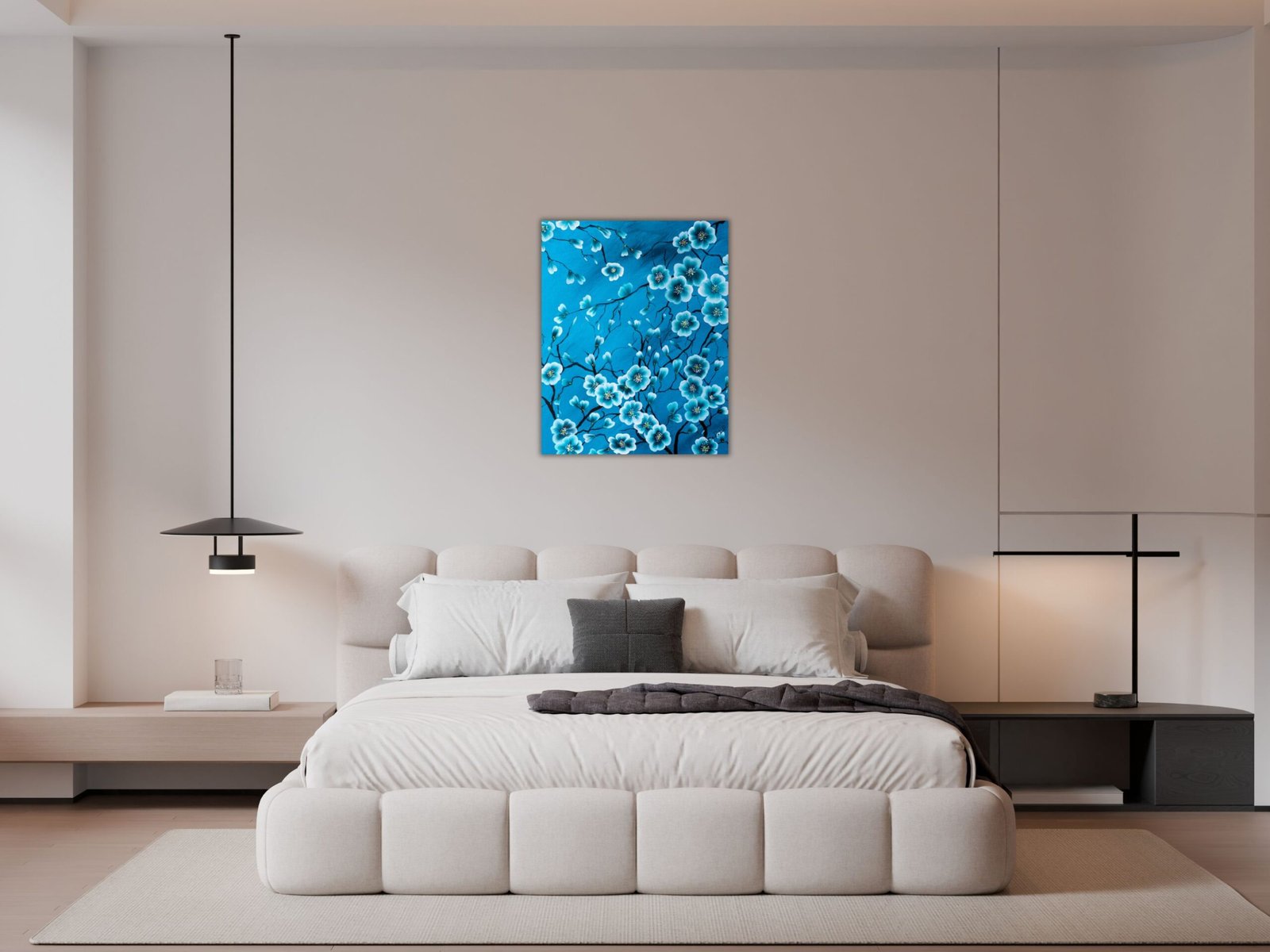 Blue Cherry Blossom - Image 6
