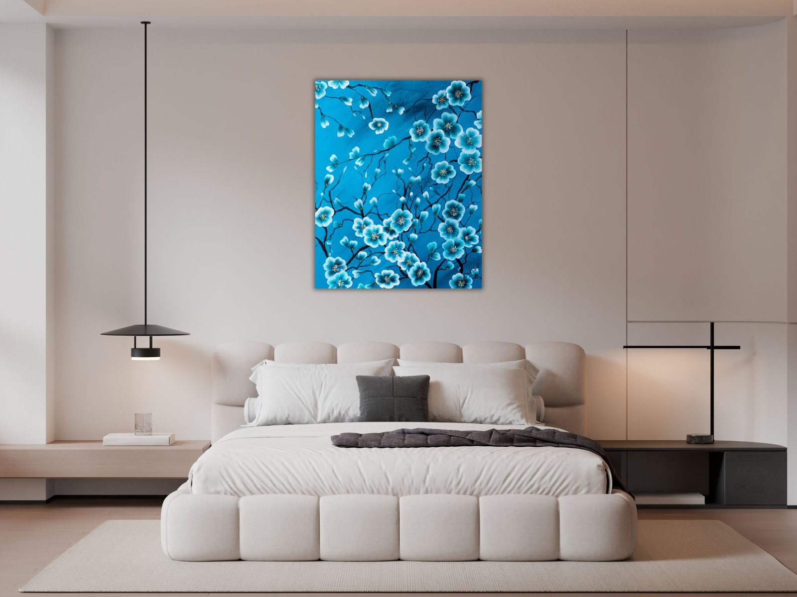 Blue Cherry Blossom - Image 8