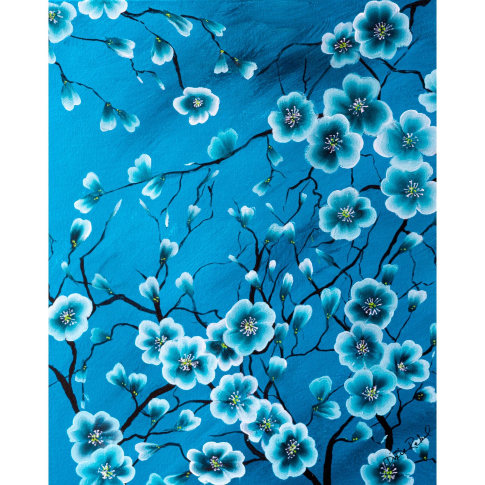 Blue Cherry Blossom